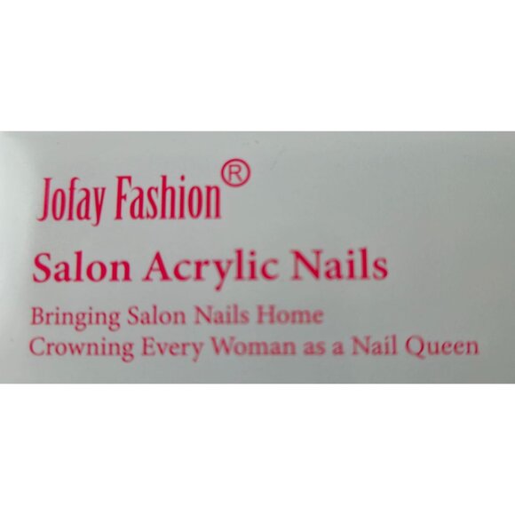 Jofay Fashion DIY Nail Tips Rounded Acrylic Nails 160Pcs Soft Gel Press-On Tips - Picture 7 of 9
